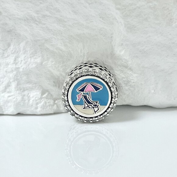 Pandora Sarasota Beach Travel Exclusive Bead Charm S925 Silver Charm - Picture 1 of 3